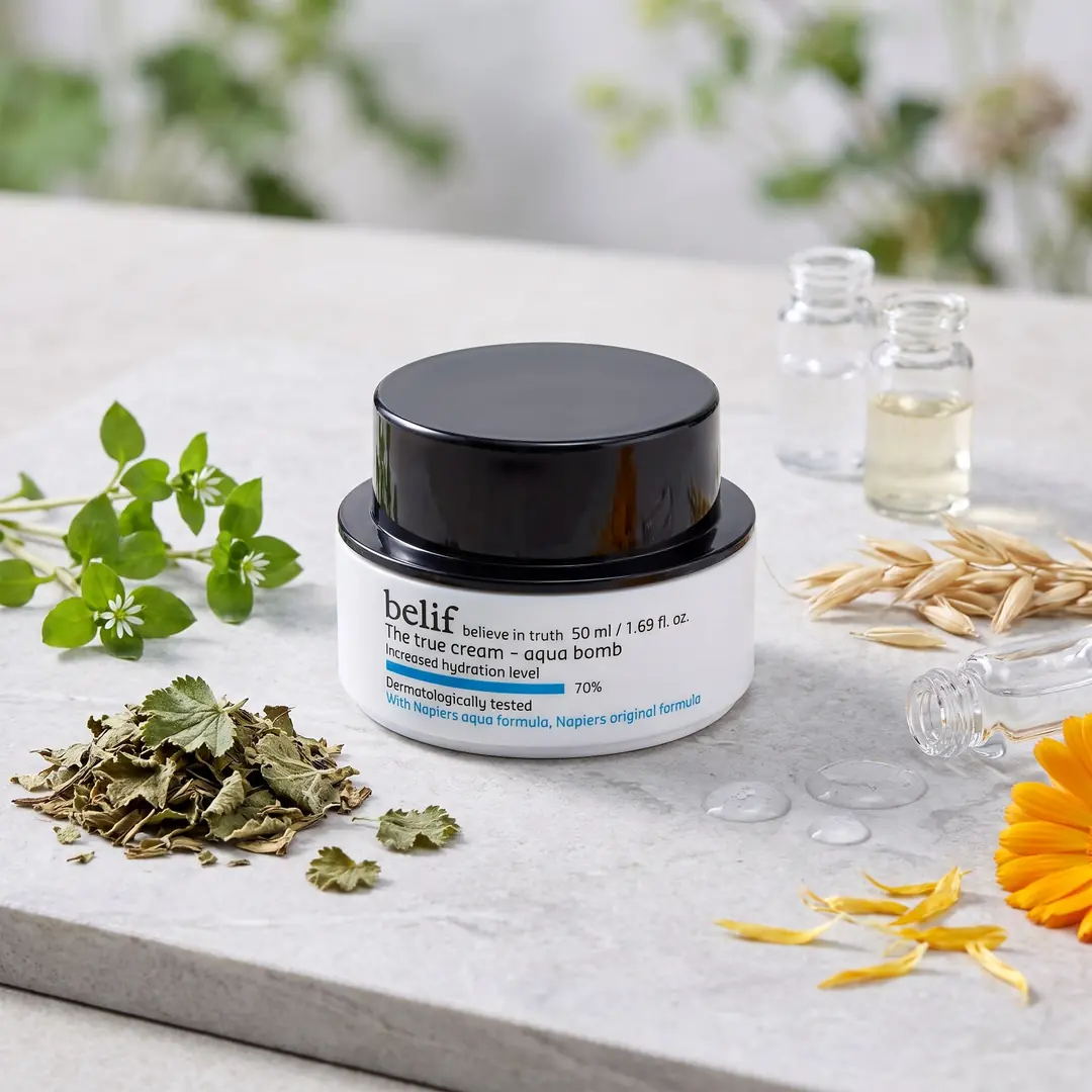 belif The True Cream Aqua Bomb 50ml — Hyaluronik Asit Gücü