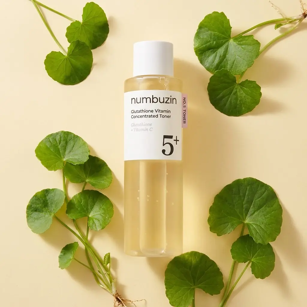 Numbuzin No.5+ Glutathione Vitamin Concentrated Toner 200ml — 133% aydınlatıcı sinerji
