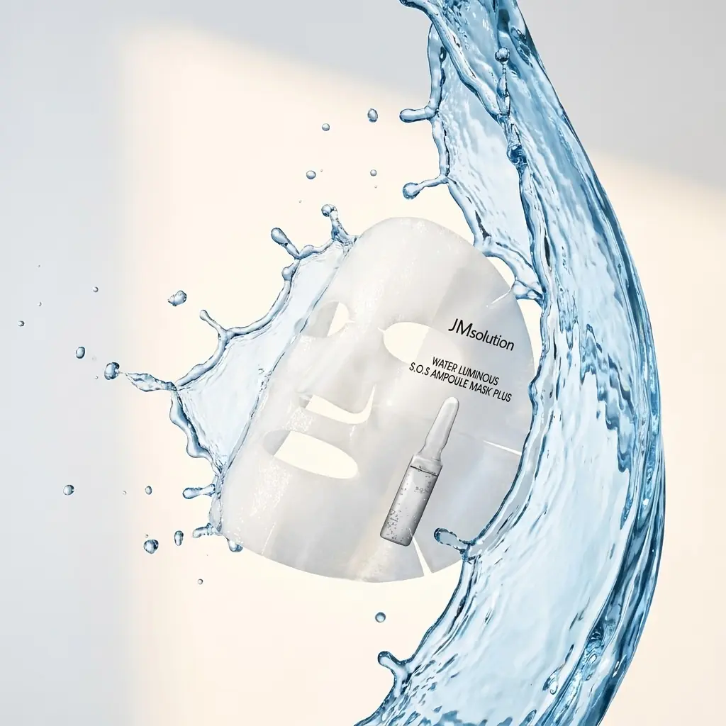 JMSOLUTION Water Luminous S.o.s Ampoule Mask Plus 10 pcs — Nem kilidi bakımı