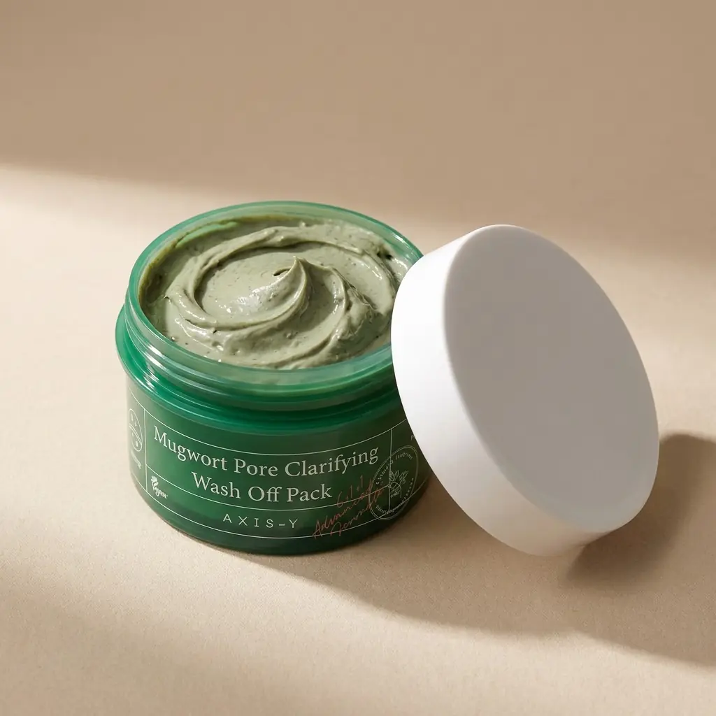AXIS-Y Mugwort Pore Clarifying Wash Off Pack 100ml — 100ml Vegan Maske
