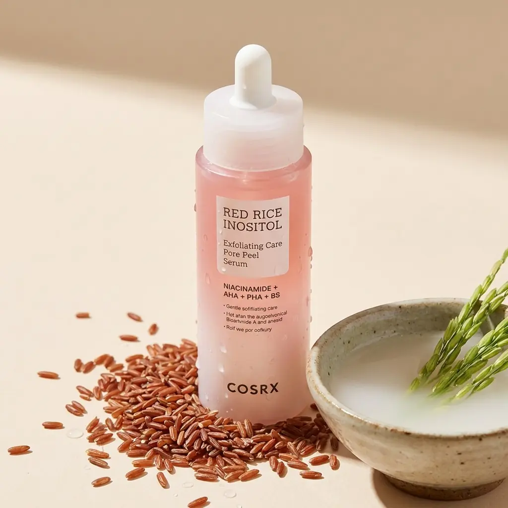 COSRX Red Rice Inositol Exfoliating Care Pore Peel Serum 80ml — Kırmızı Pirinç + Inositol