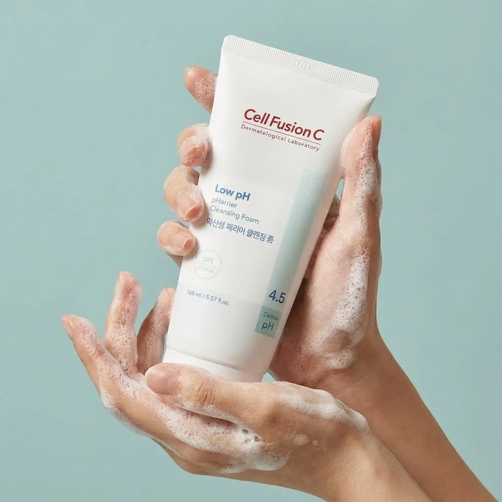 CELL FUSION C Low pH pHarrier Cleansing Foam 165ml — Zayıf Asidik Bariyere Bakım