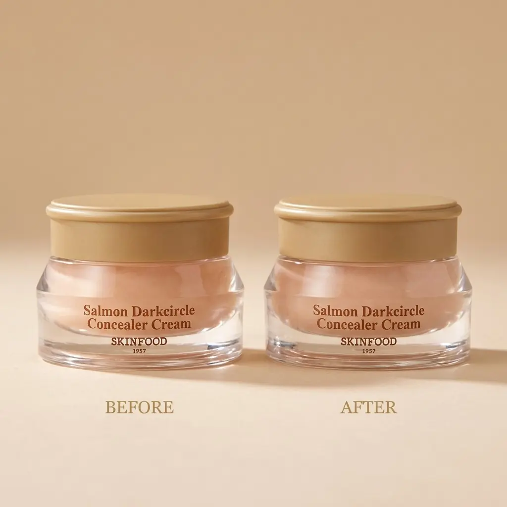 Skinfood Salmon Darkcircle Concealer Cream 10g — Koyu halka görünümü azalır