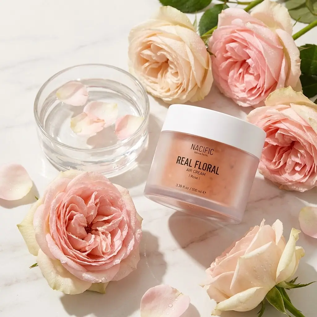 Nacific Real Rose Floral Air Cream — Çiçeksi Tazelik, Hafif Doku