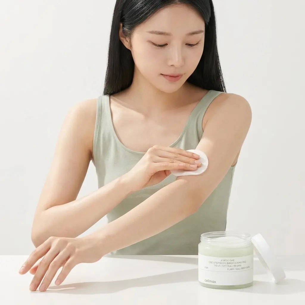 Celimax One Step Body Brightening Pad 60 pcs — Donuk görünüme bakım