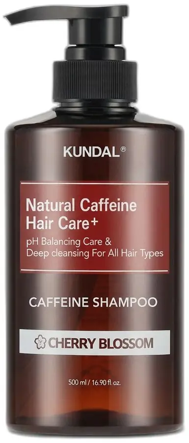KUNDAL Natural Caffeine & Intensive Scalp Care+ Scalp Shampoo 500ml · Baby Powder