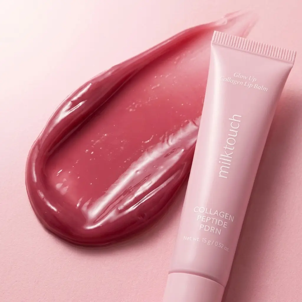 Milk Touch Glow Up Collagen Lip Balm 15g — Yapışkan olmayan doku