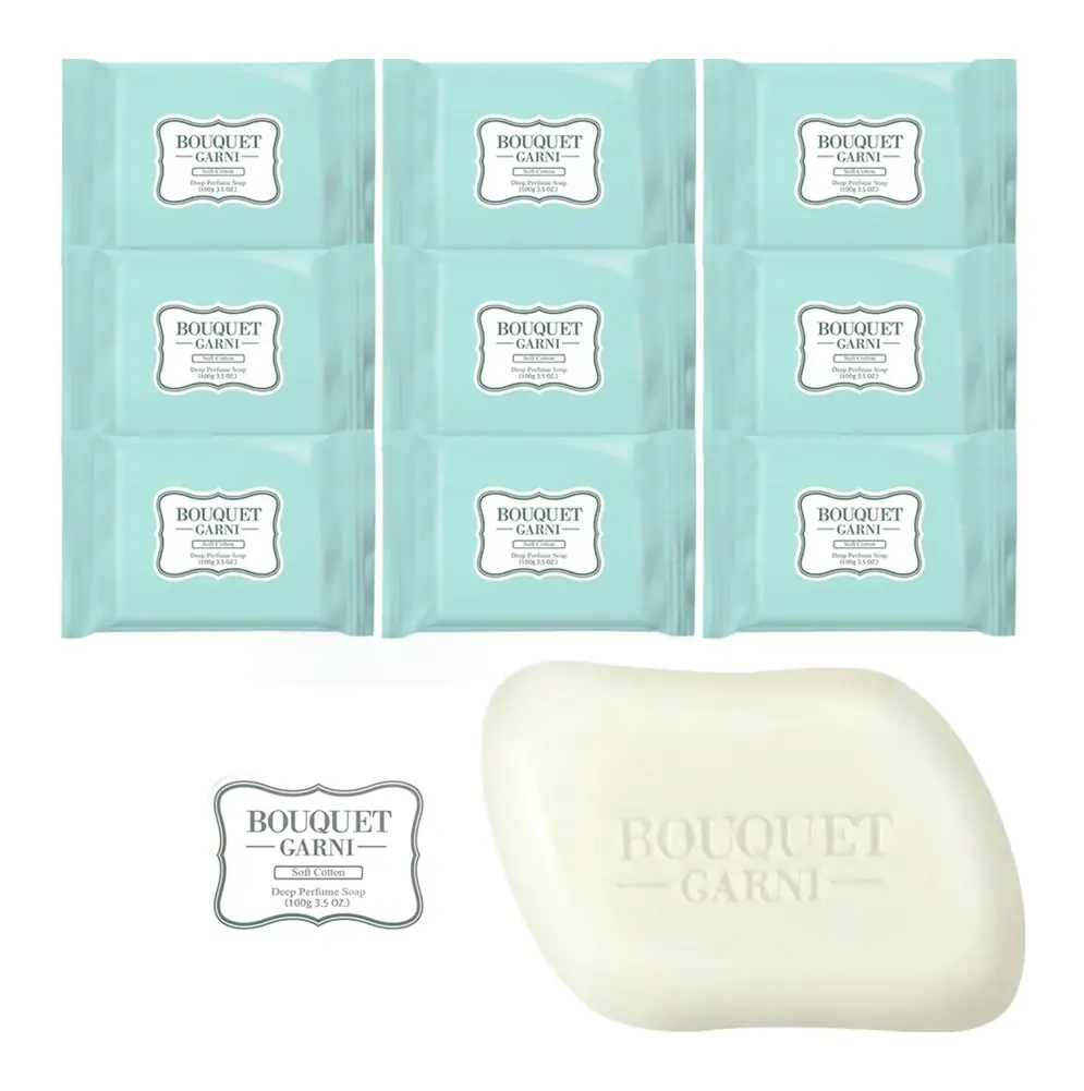 Bouquet Garni Deep Perfume Soap Soft Cotton 10 pcs