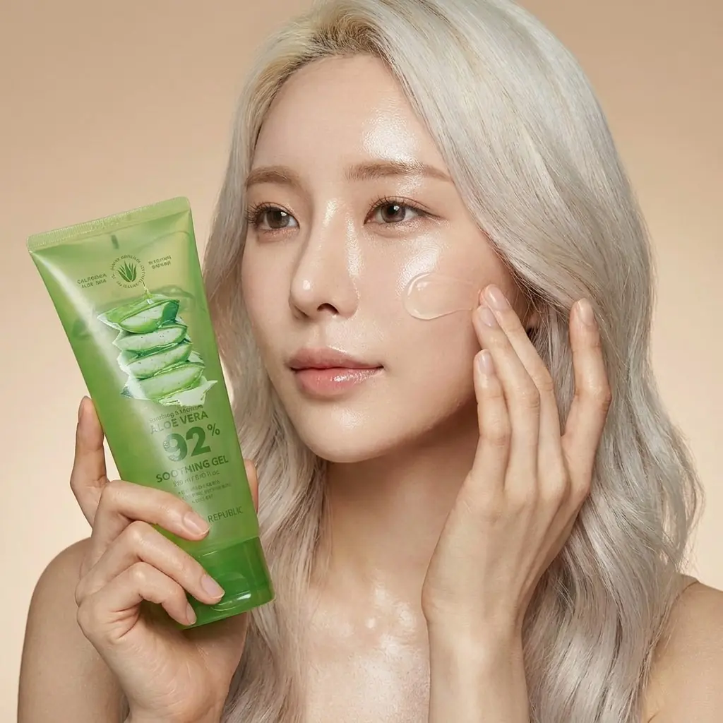 Nature Republic Soothing & Moisture Aloe Vera 92% Soothing Gel 250ml — California organik aloe