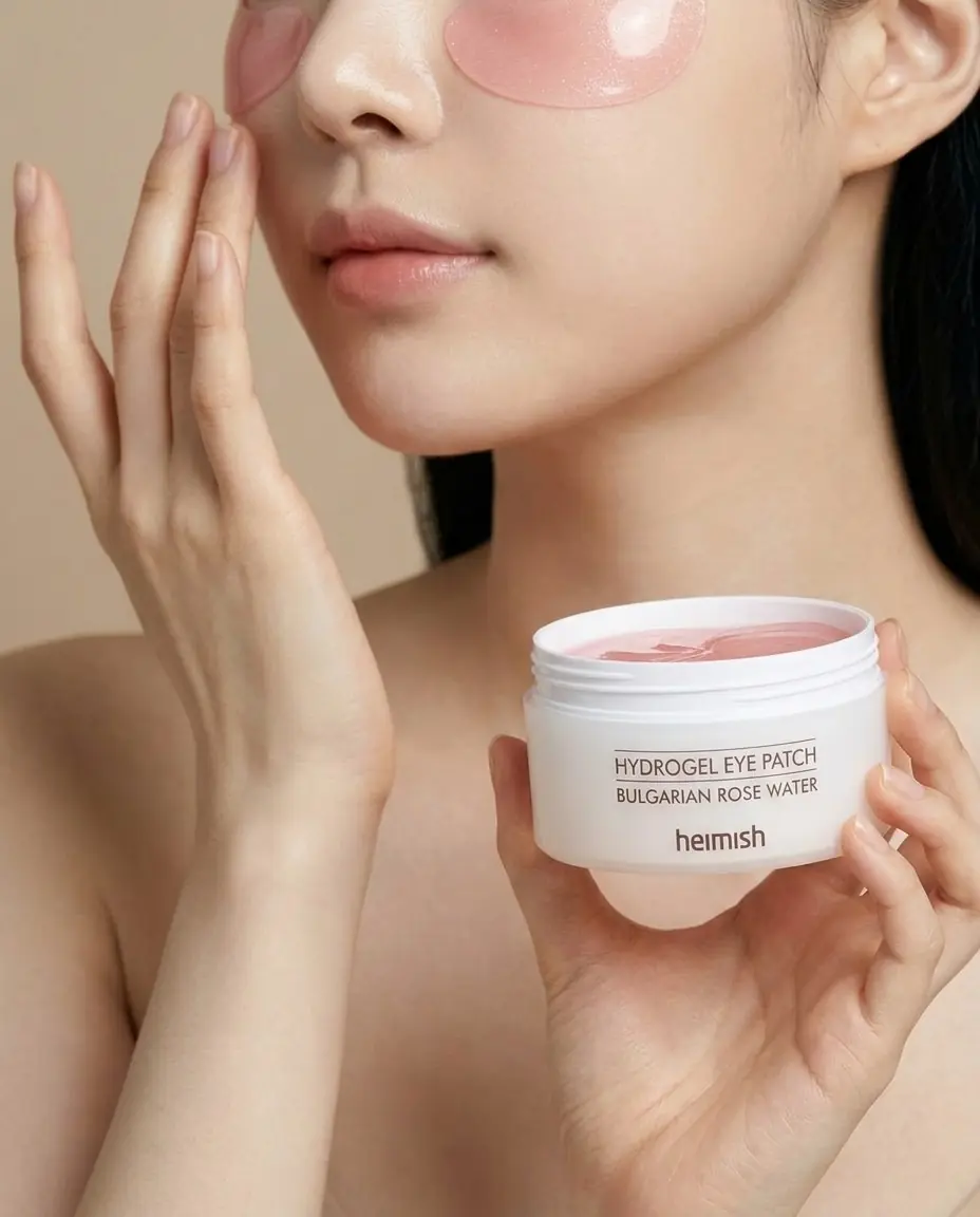 Heimish Bulgarian Rose Hydrogel Eye Patch 60 pcs — 20-30 dakikalık bakım