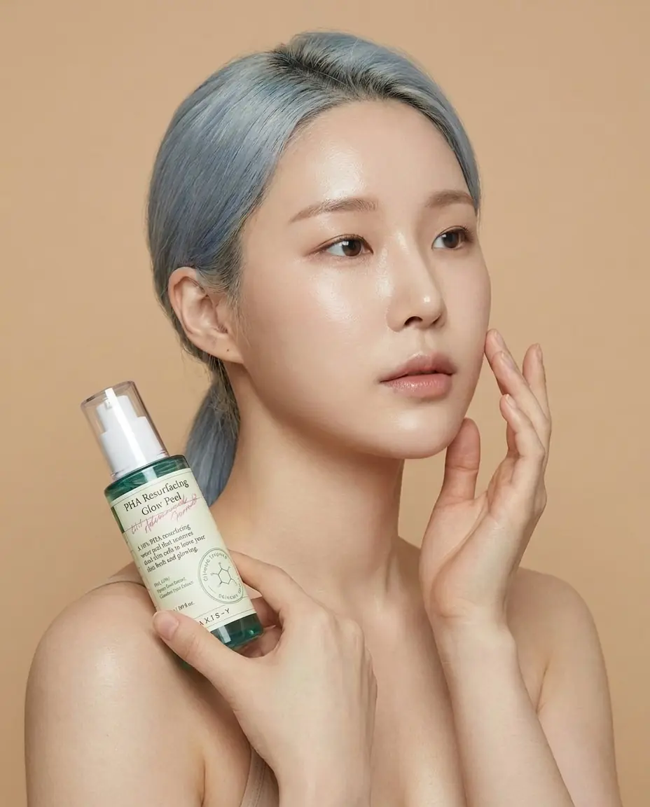 AXIS-Y PHA Resurfacing Glow Peel 50ml — Taze, ışıltılı görünüm