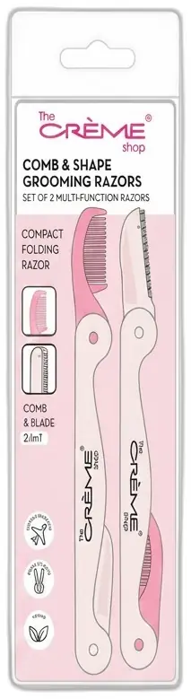 The Creme Shop Original Comb & Shape Grooming Razors