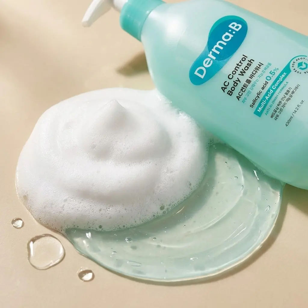 Derma:B Ac Control Body Wash 420ml — Çok aşamalı asit kompleksi