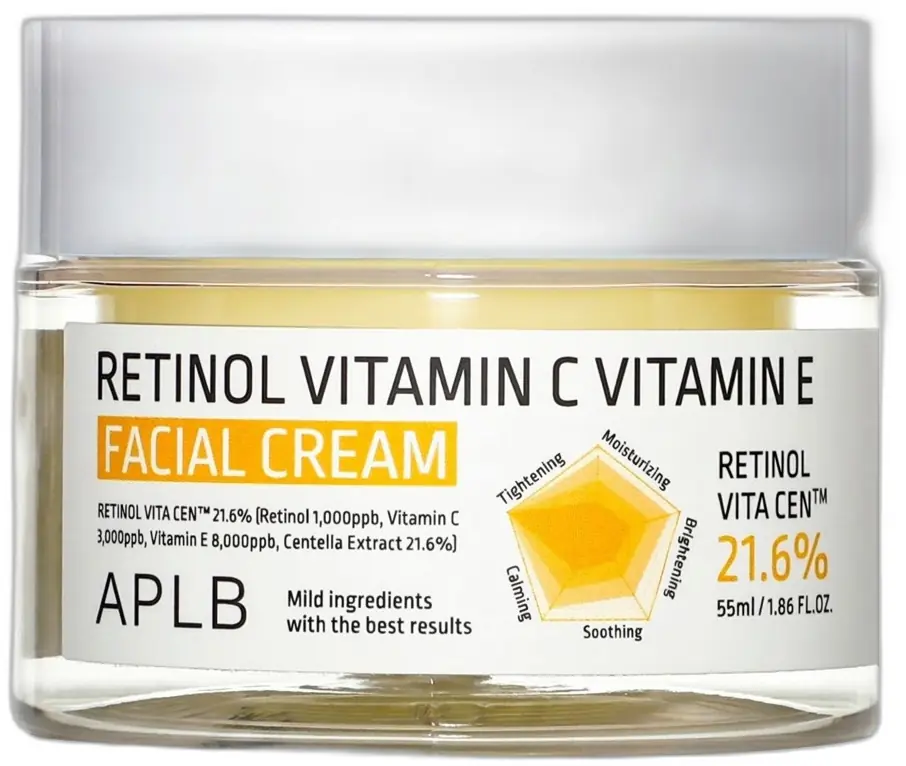 APLB Retinol Vitamin C Vitamin E Facial Cream 55ml