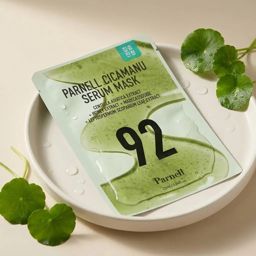 Parnell Cicamanu Serum Mask — Manuka balı + Centella