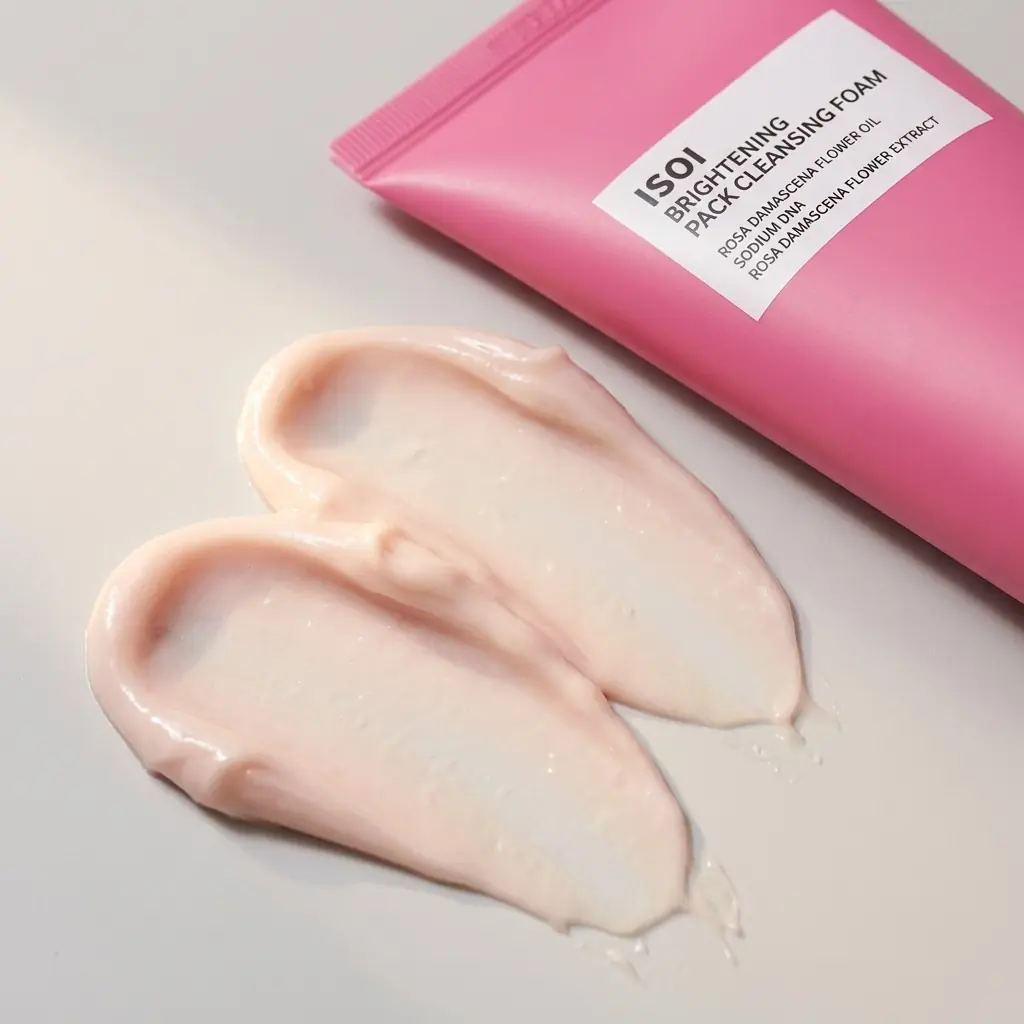 ISOI Brightening Pack Cleansing Foam 125ml — Aydınlık Görünüme Gül Bakımı