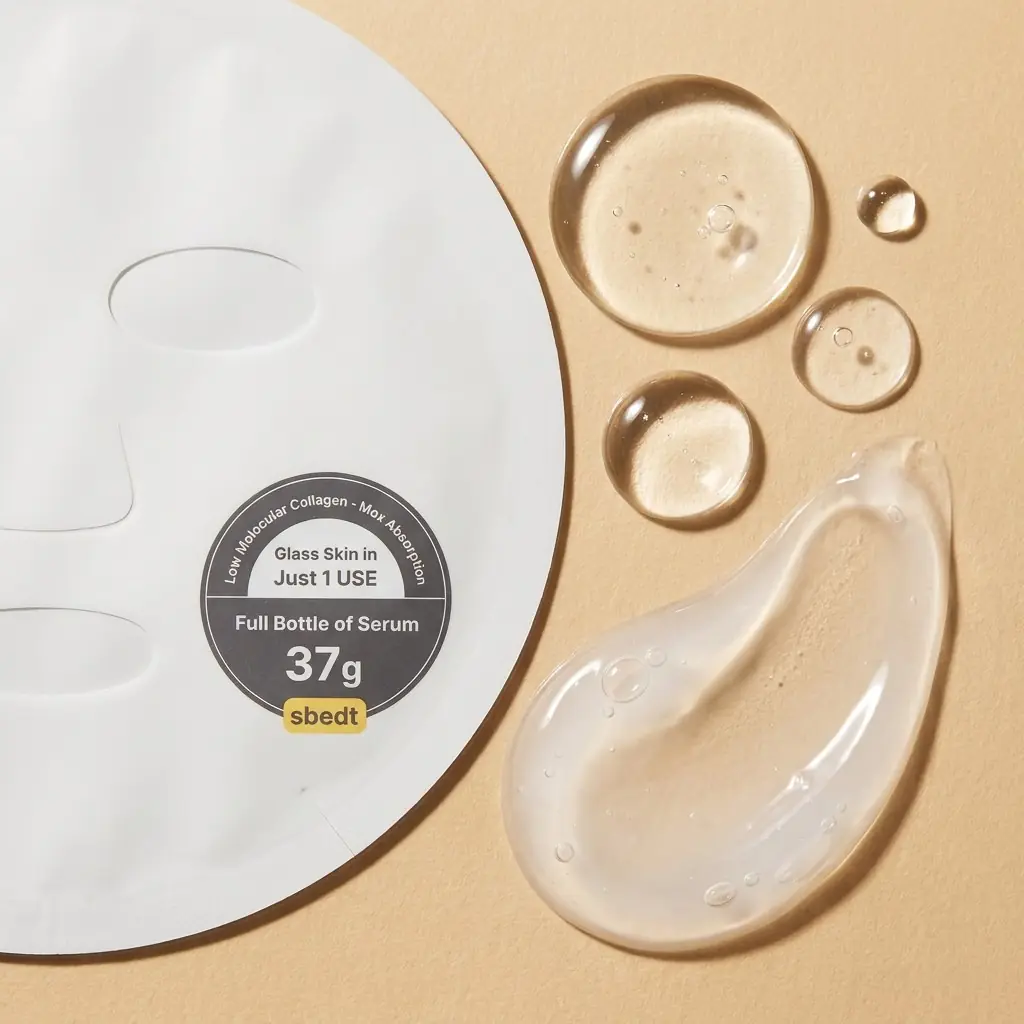 Sungboon Editor Deep Collagen Power Boosting Mask 10 pcs — Düşük molekül kolajen