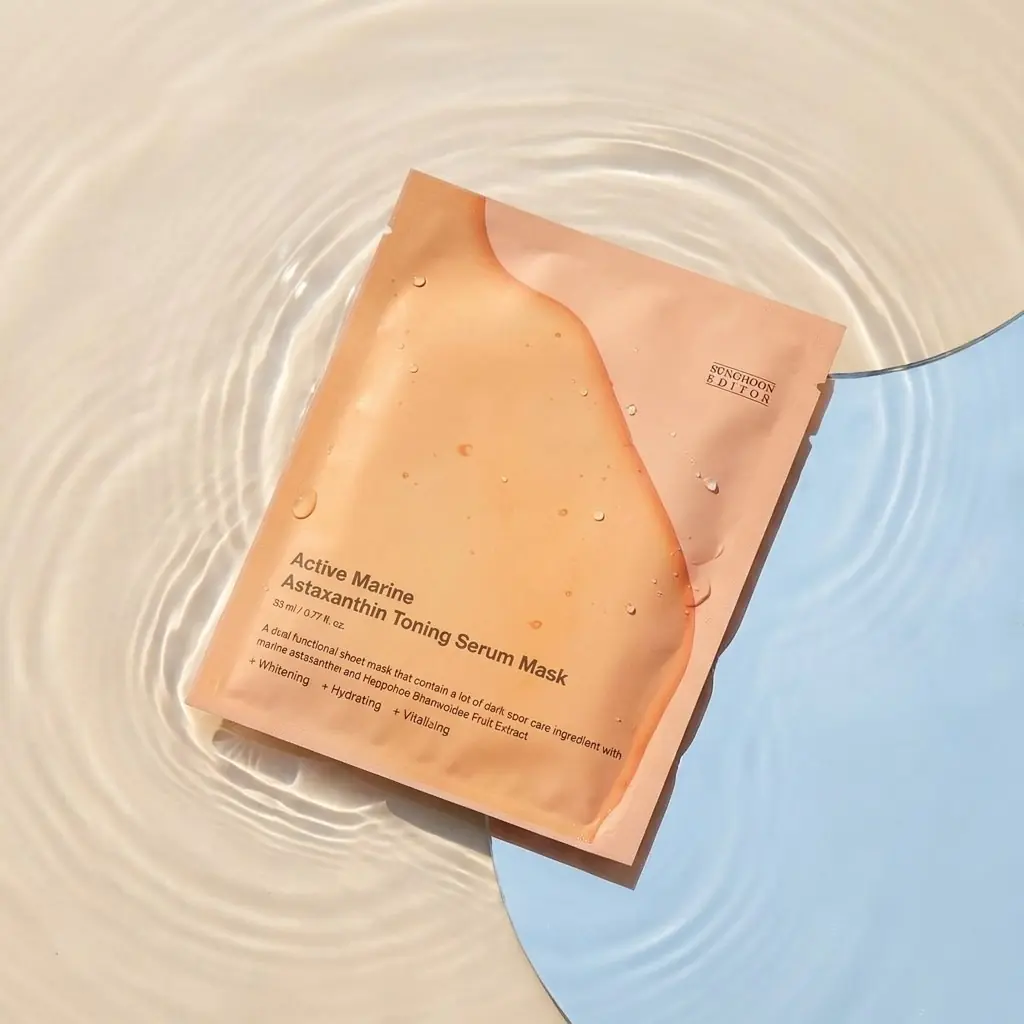 Sungboon Editor Actice Marine Astaxanthin Mask — Berrak serum dokusu