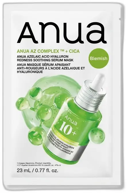Anua Azelaic Acid Hyaluron Redness Soothing Serum Mask 23ml