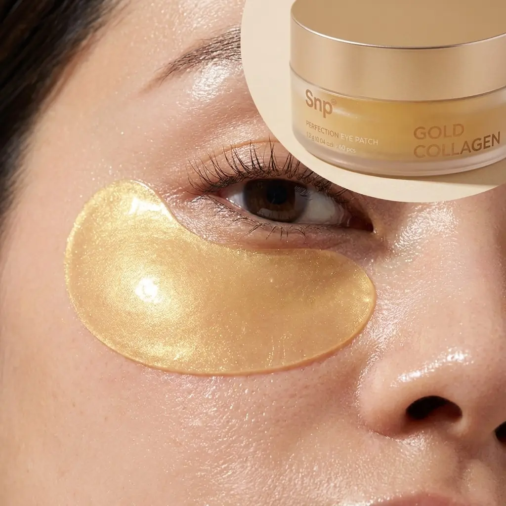 SNP Gold Collagen Perfection Eye Patch 60 pcs — Jel Hidrojel Doku