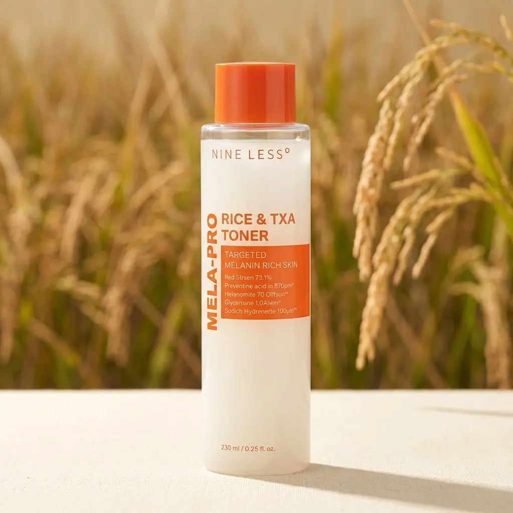 NINE LESS Mela Pro Rice & TXA Toner 200ml — %72.49 Pirinç Suyu