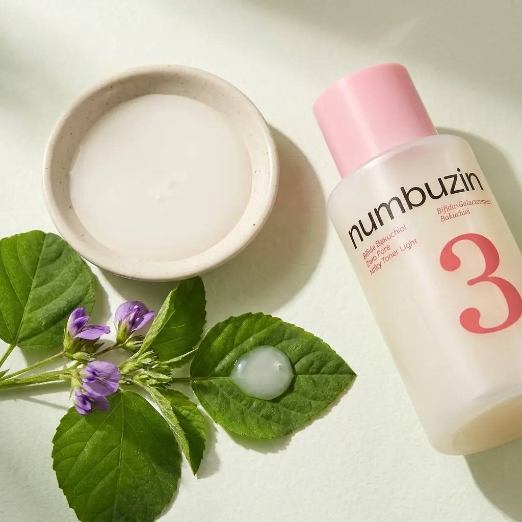 Numbuzin No.3 Bifida Bakuchiol Zero Pore Milky Toner Light 200Ml — Ferment ve Bakuchiol