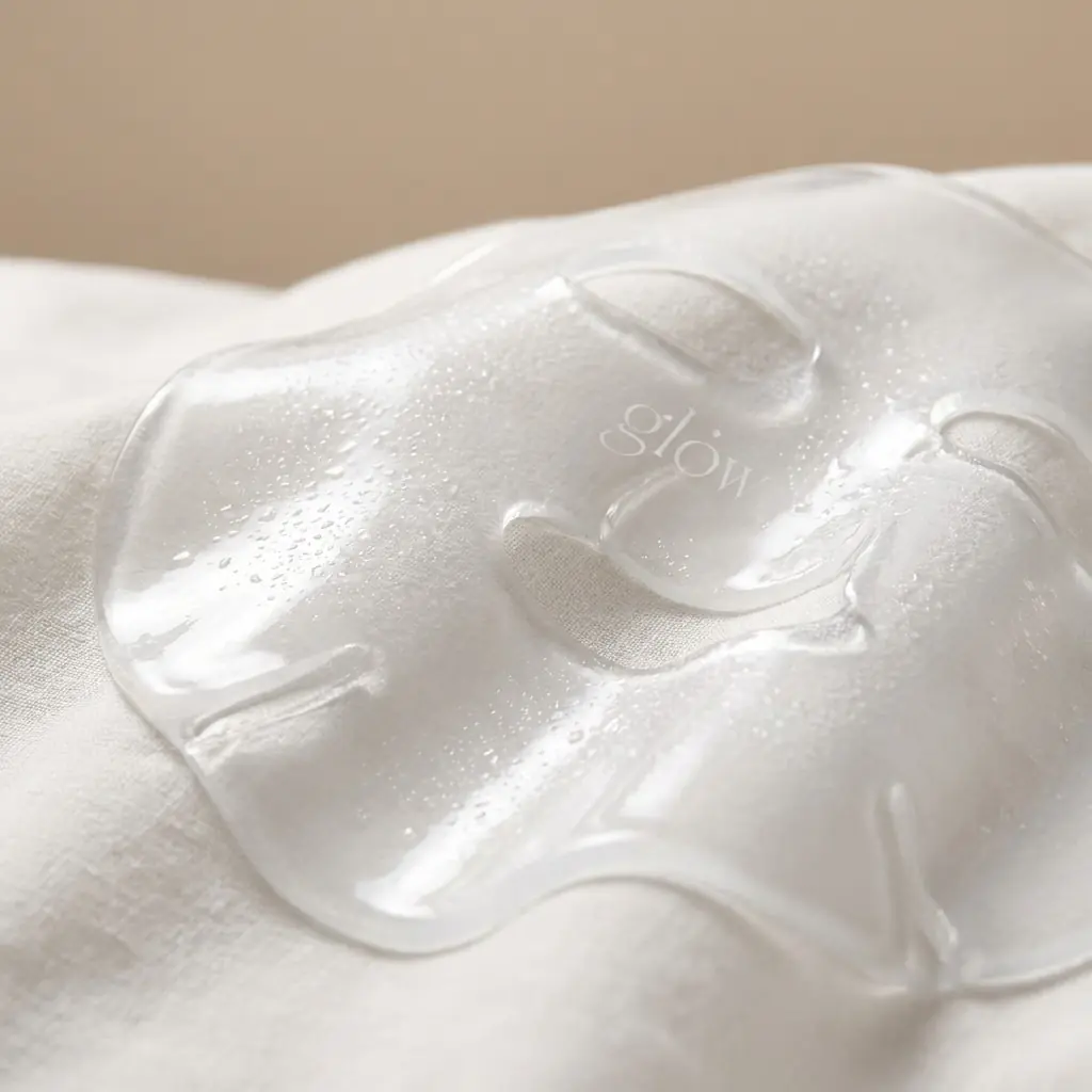 glow Aloe Hydrogel Sheet Mask — Cilde oturan serin doku