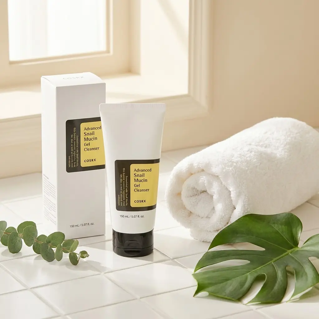 COSRX Advanced Snail Mucin Gel Cleanser 150ml — Günlük rutinin ilk adımı