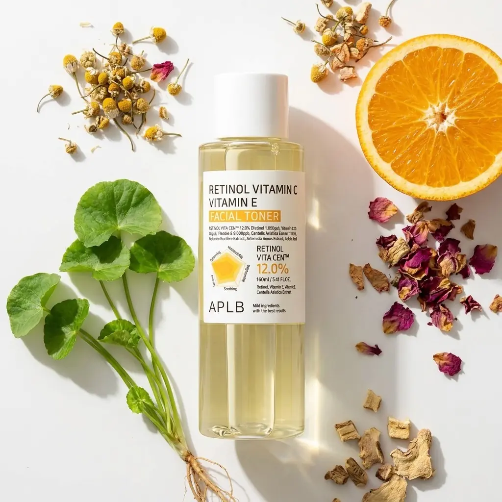 APLB Retinol Vitamin C Vitamin E Facial Toner 160ml — Centella ile yatıştırıcı