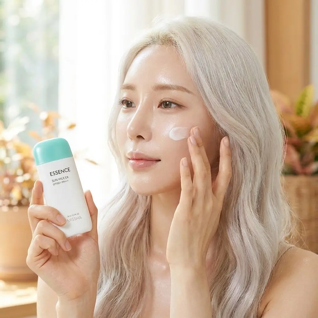 Missha All Around Safe Block — Dört çiçek esans kompleksi