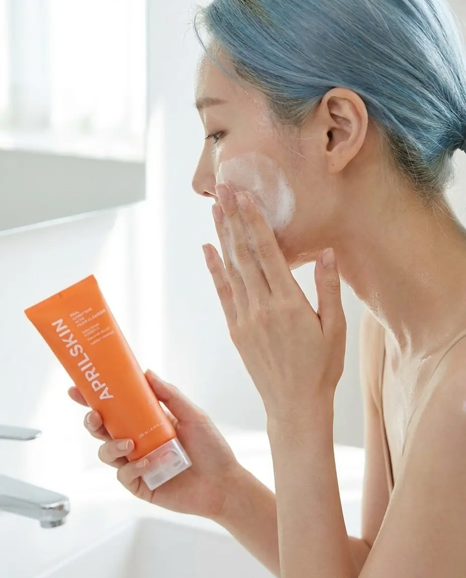 APRIL SKIN Real Carrotene Acne Foam Cleanser 120g — Rutinin İlk Adımı