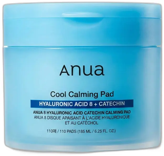 Anua Hyaluronic Acid Catechin Calming Pad 185ml
