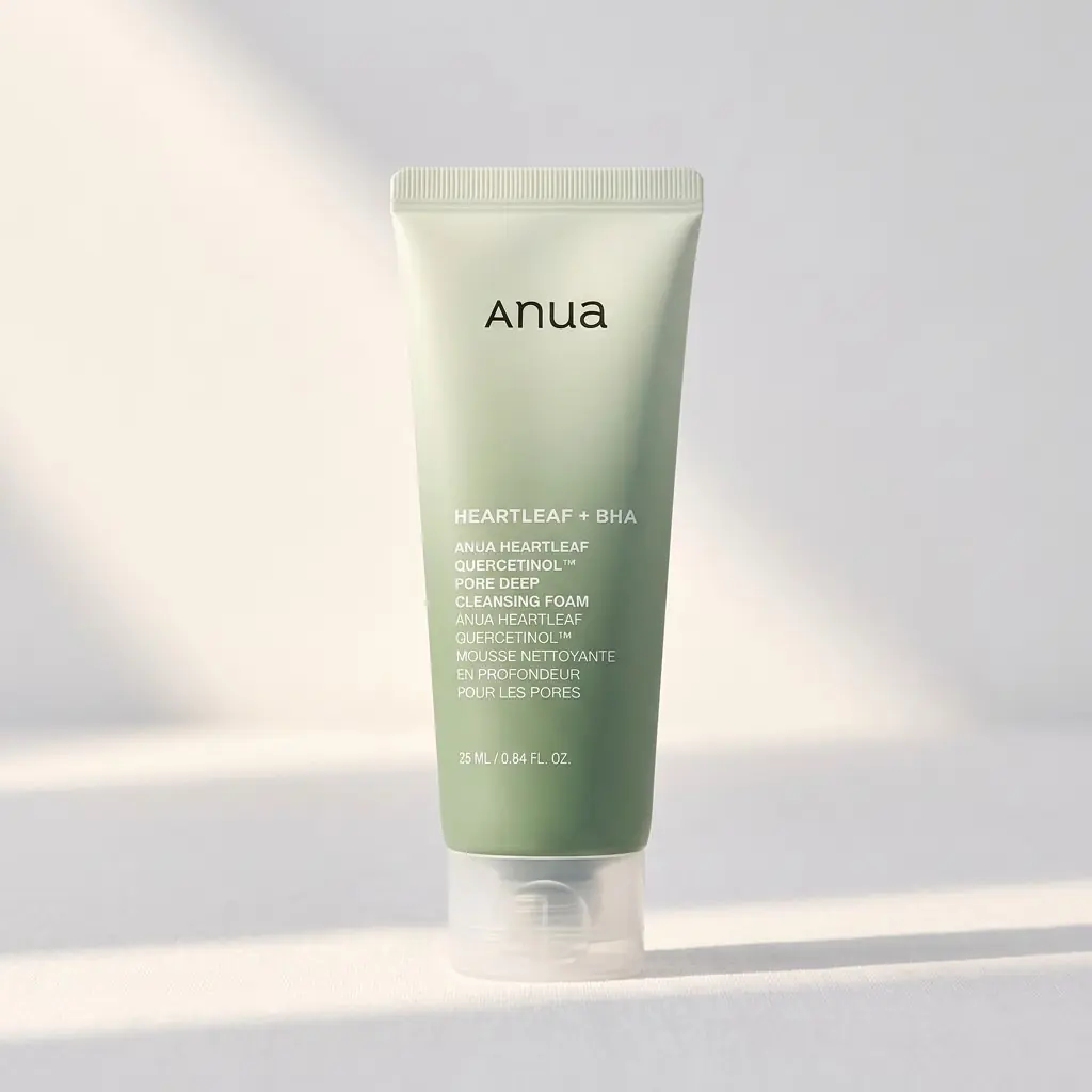 Anua Heartleaf Quercetinol Pore Deep Cleansing Foam 25ml — Sekiz Katmanlı Hyalüronik