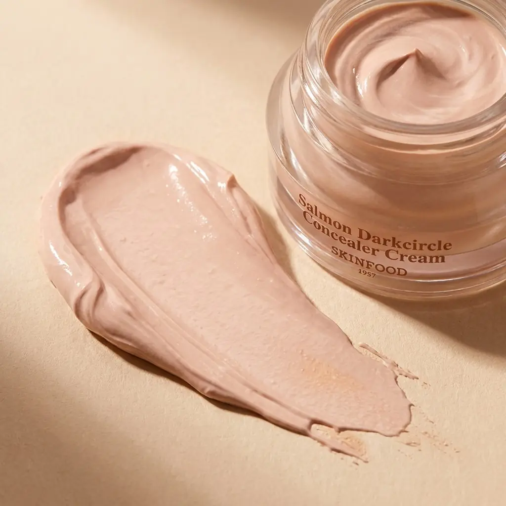Skinfood Salmon Darkcircle Concealer Cream 10g — Yoğun kremsi doku