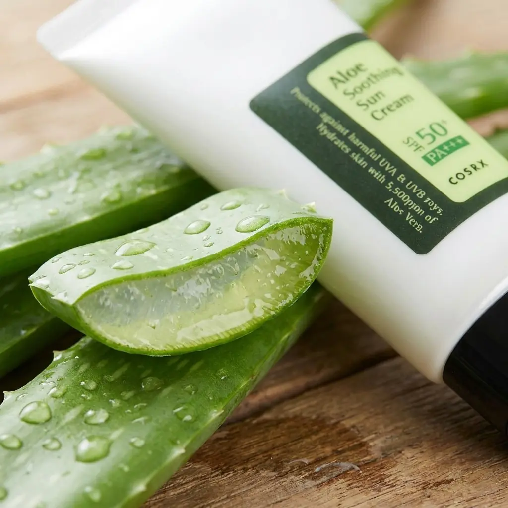 COSRX Aloe Soothing Sun Cream SPF50 50ml — Aloe Vera Özü