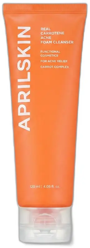 APRIL SKIN Real Carrotene Acne Foam Cleanser 120g