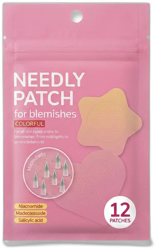 NEEDLY Patch for Blemishes Colorful 12 pcs