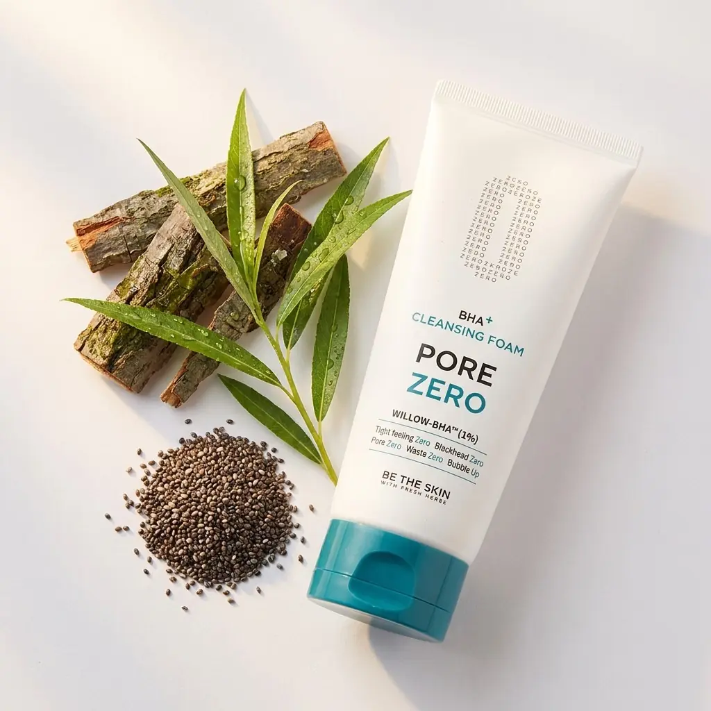 Be The Skin BHA+ Pore Zero Cleansing Foam — Söğüt Kabuğu Bakımı