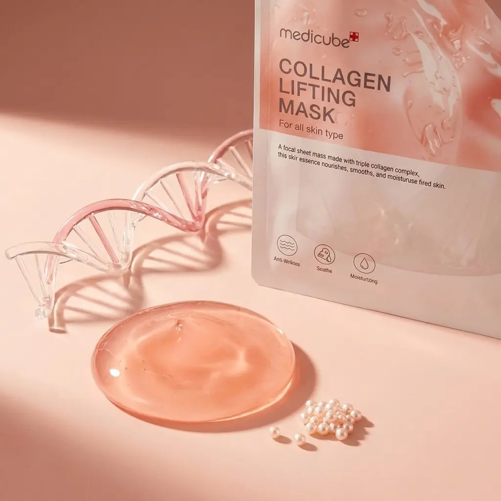 Medicube Collagen Lifting Mask 27g — PDRN, kolajen, 13 peptit