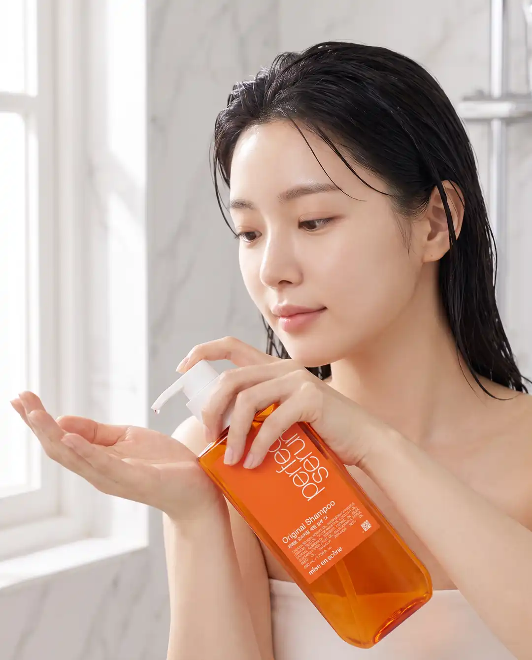 Mise-en-scène Perfect Original Serum Shampoo 680Ml — Saç derisine masaj