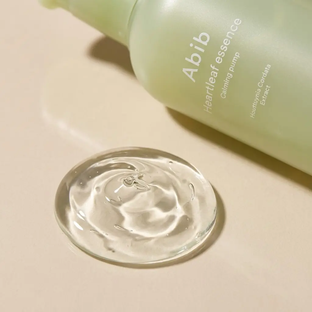 Abib Heartleaf Essence Calming Pump 50ml — Yapışkanlık Bırakmayan Su-Jel Doku