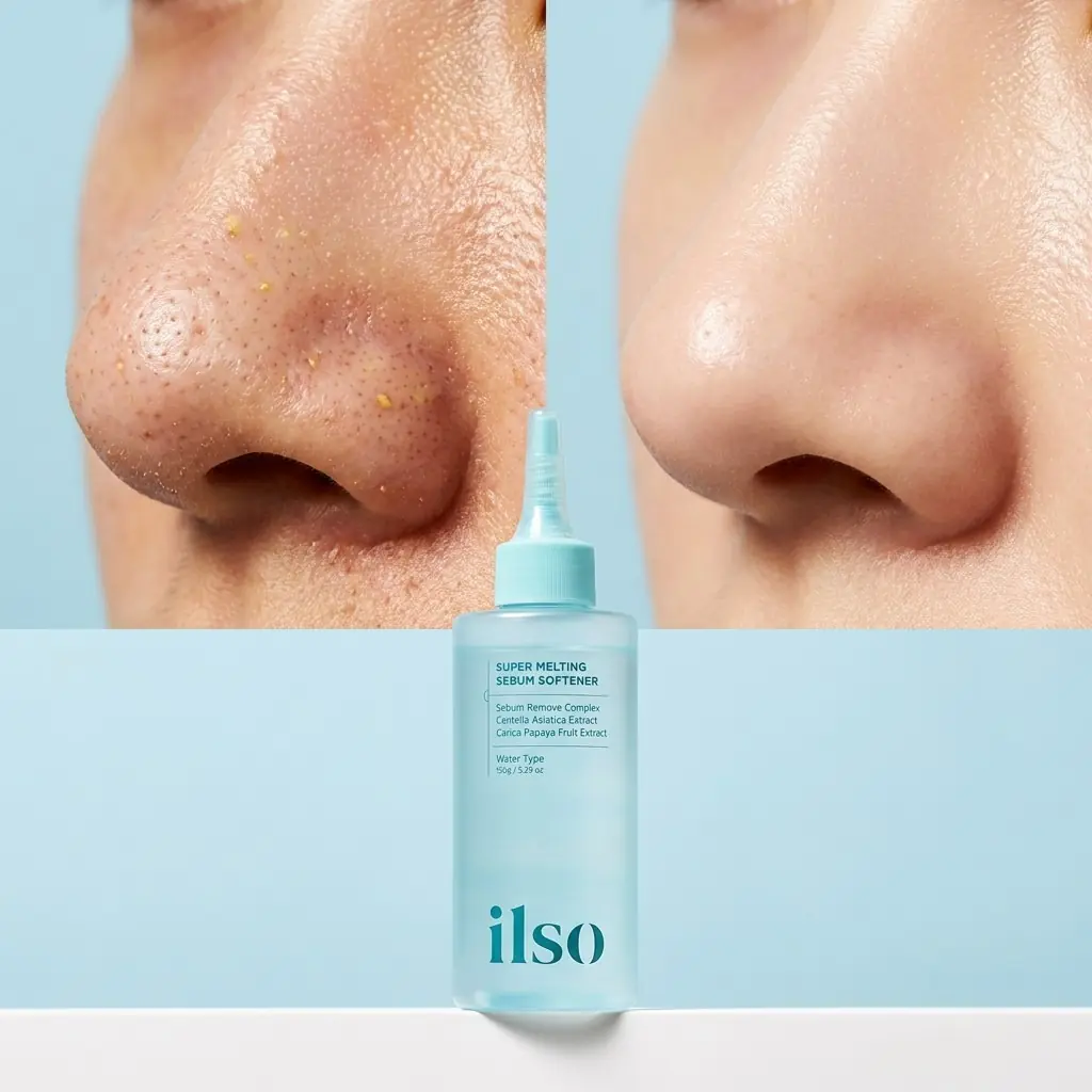 ILSO Super Melting Sebum Softener 150ml Set — Su tipi ferah doku