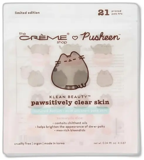 The Creme Shop Pusheen Pawsitively Clear Skin Hydrocolloid Patches