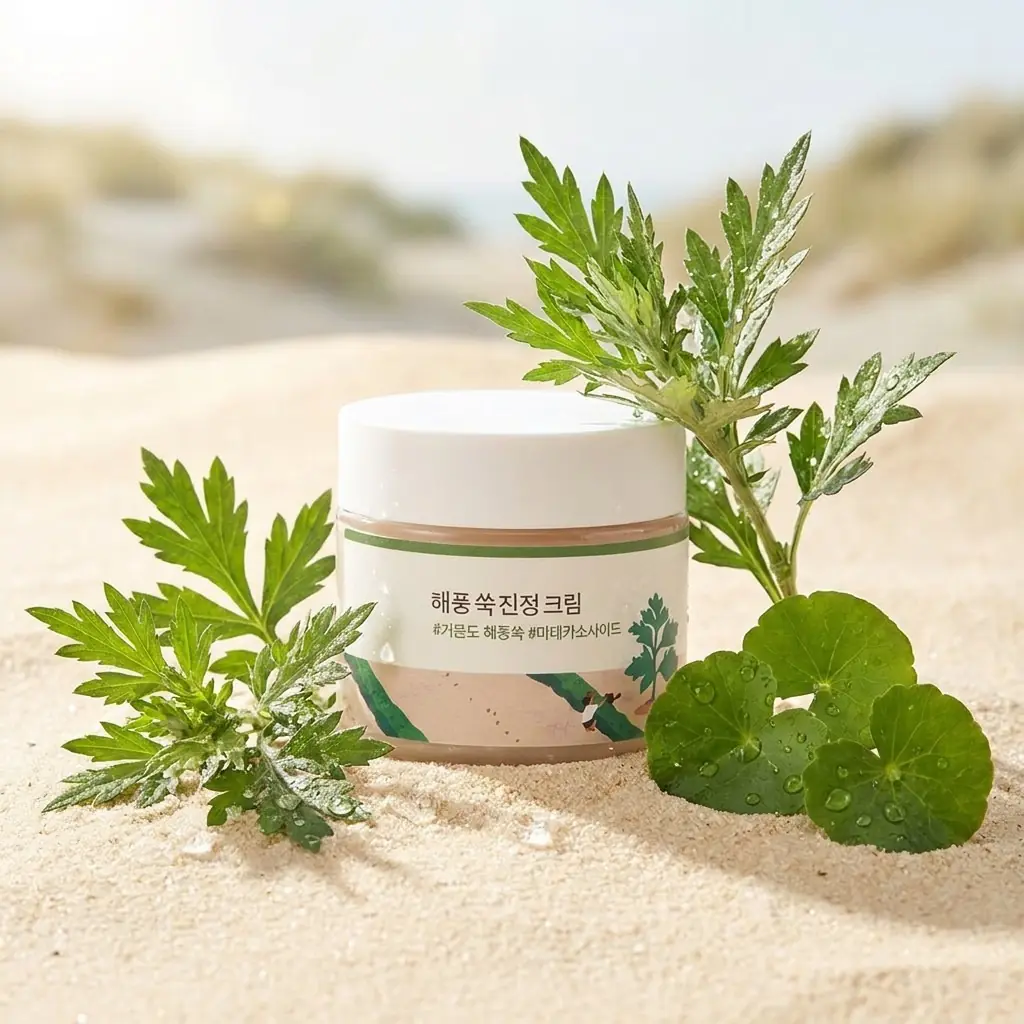 ROUND LAB Mugwort Calming Cream 80ml — Deniz rüzgârı pelini