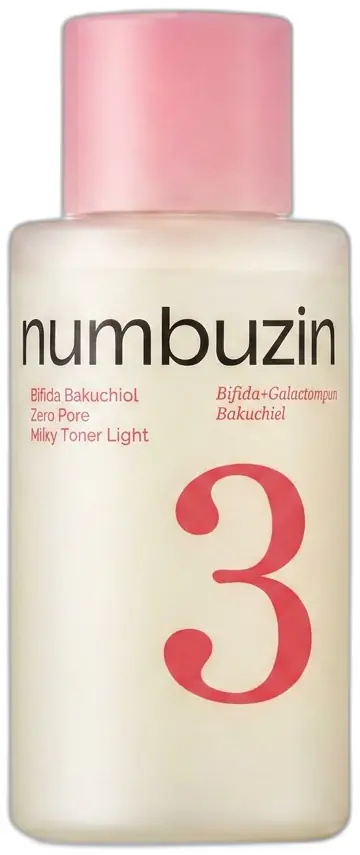 Numbuzin No.3 Bifida Bakuchiol Zero Pore Milky Toner Light 200Ml