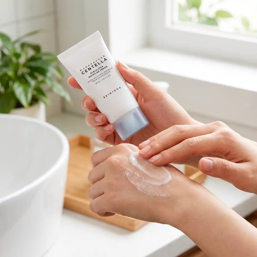 SKIN1004 Madagascar Centella Hyalu-Cica Moisture Cream 30ml — Hafif ve Zengin Doku