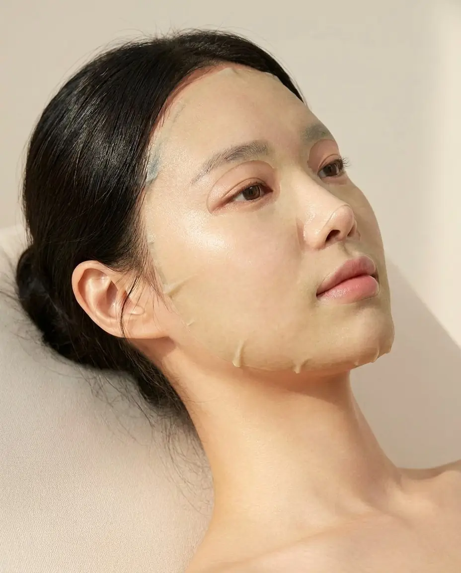 I'm From Mugwort Sheet Mask — Vegan, sıkı oturan kumaş