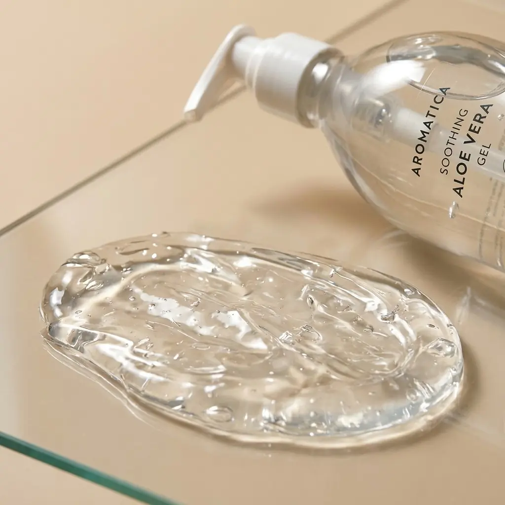 Aromatica Organic Aloe Vera Gel — Şeffaf jel dokusu