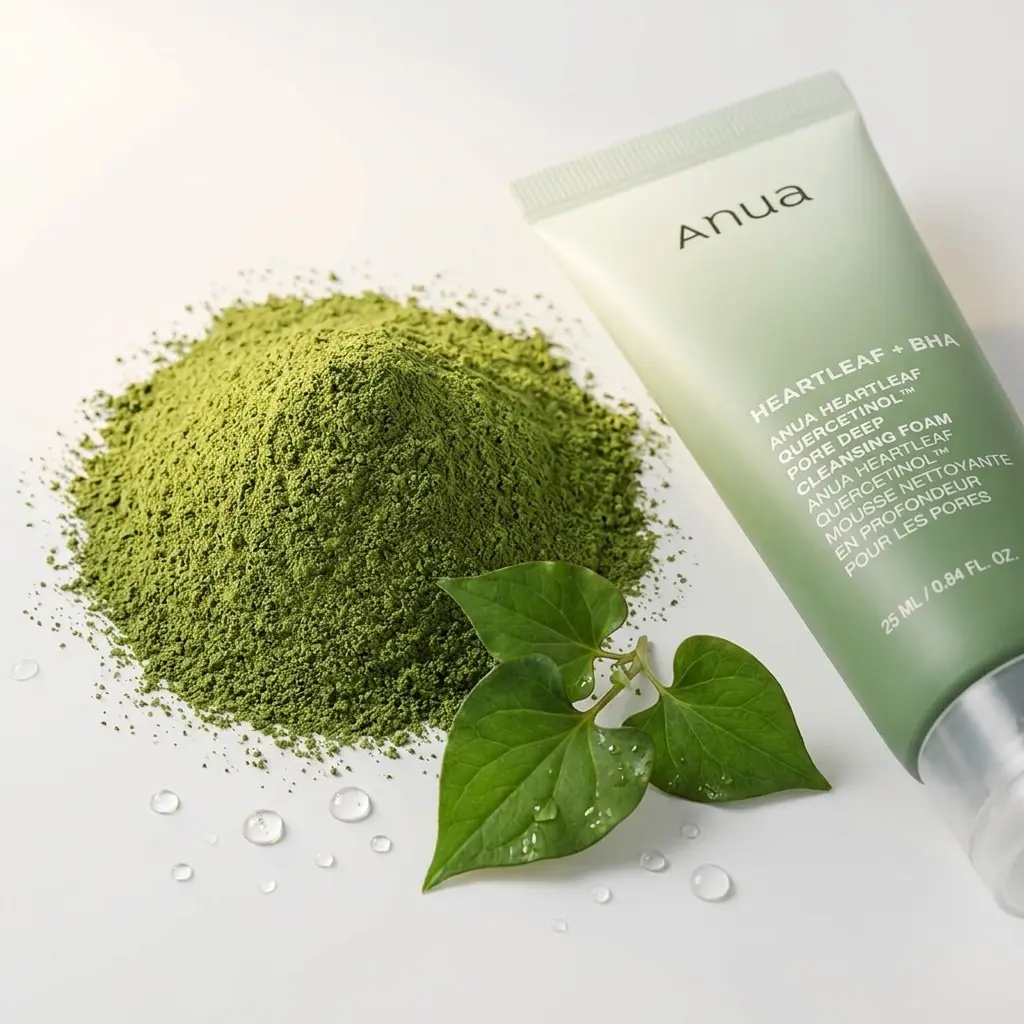 Anua Heartleaf Quercetinol Pore Deep Cleansing Foam 25ml — 3.000 PPM Heartleaf Tozu
