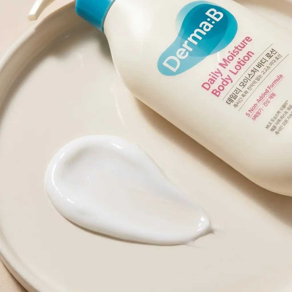 Derma:B Daily Moisture Body Lotion 400ml — Hafif, dewy doku